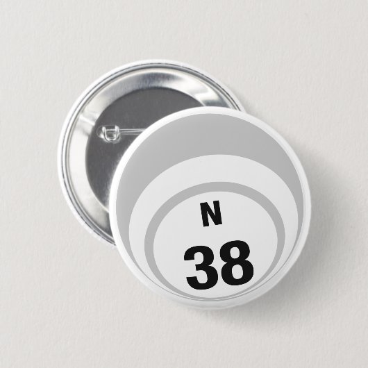 N38 Bingo-Ball-Taste Button (Vorne & Hinten)