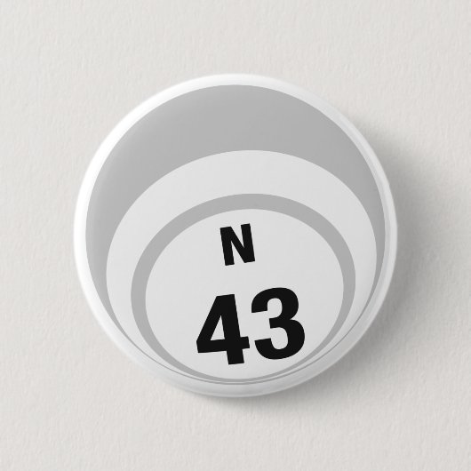 N43 Bingo-Ball-Taste Button (Vorderseite)