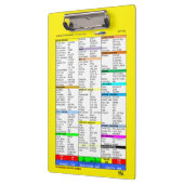 N777WL Checklisten-Klemmbrett Klemmbrett (Links)