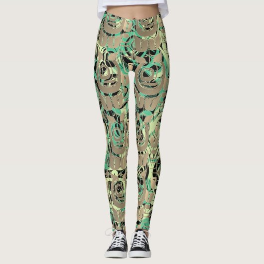 N8V Camouflage Leggings (Vorderseite)