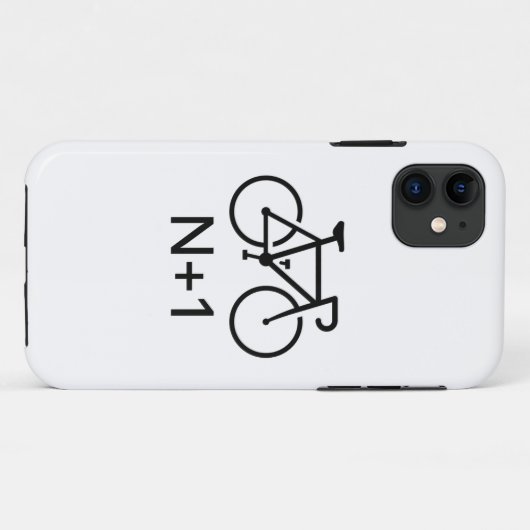 N+1 Bike Case-Mate iPhone Hülle (Rückseite (Horizontal))