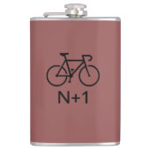 N+1 Bike Flachmann (Vorderseite)