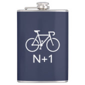 N+1 Bike Flachmann (Vorderseite)