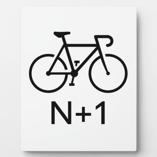 N+1 Bike Fotoplatte (Vorderseite)