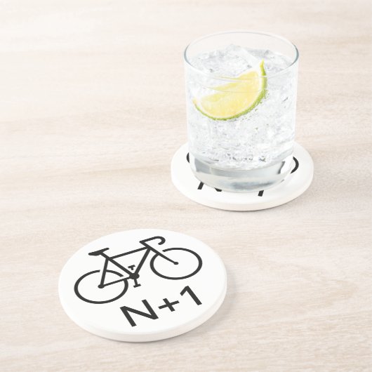 N+1 Bike Getränkeuntersetzer (Seite)