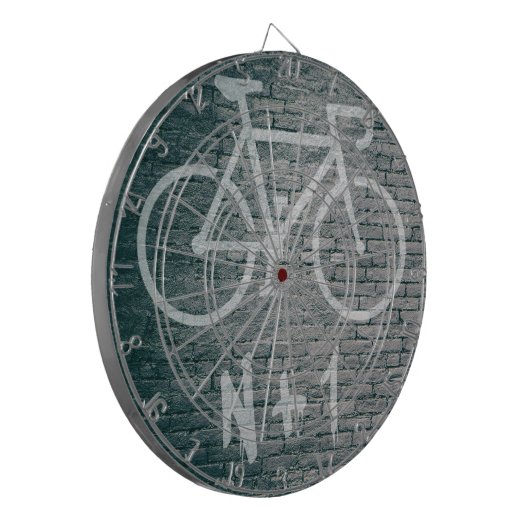 N+1 Bike Graffiti Dartscheibe (Vorderseite Links)