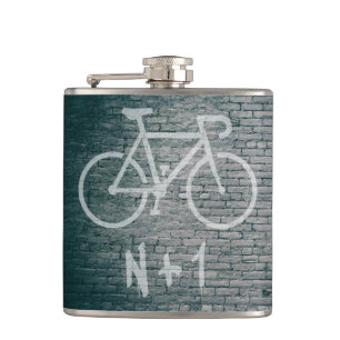 N+1 Bike Graffiti Flachmann