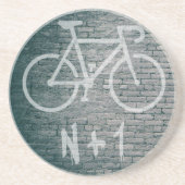 N+1 Bike Graffiti Getränkeuntersetzer (Vorne)