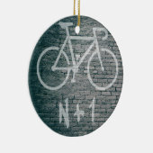 N+1 Bike Graffiti Keramik Ornament (Rechts)