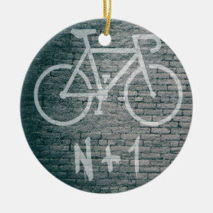 N+1 Bike Graffiti Keramik Ornament