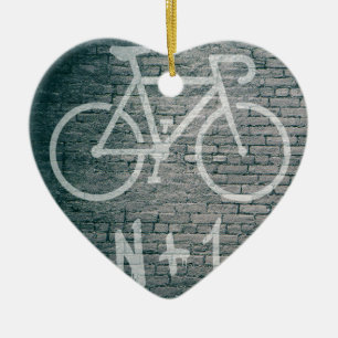 N+1 Bike Graffiti Keramik Ornament