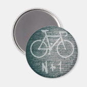 N+1 Bike Graffiti Magnet (Vorderseite/Rückseite)