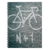 N+1 Bike Graffiti Notizblock (Vorderseite)