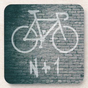 N+1 Bike Graffiti Untersetzer