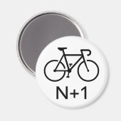N+1 Bike Magnet (Vorderseite/Rückseite)