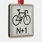 N+1 Bike Ornament Aus Metall (Rechts)