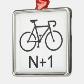 N+1 Bike Ornament Aus Metall (Links)