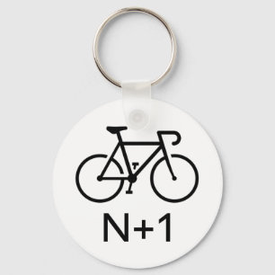 N+1 Bike Schlüsselanhänger