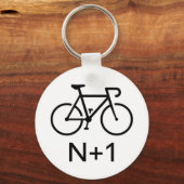 N+1 Bike Schlüsselanhänger (Vorderseite)
