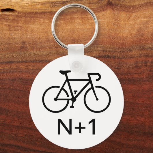 N+1 Bike Schlüsselanhänger (Vorderseite)