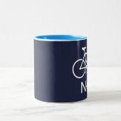 N+1 Bike Zweifarbige Tasse (Mittel)
