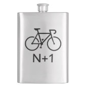 N+1 Fahrrad Flachmann (Vorderseite)