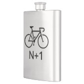 N+1 Fahrrad Flachmann (Links)