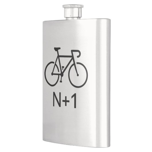 N+1 Fahrrad Flachmann (Links)