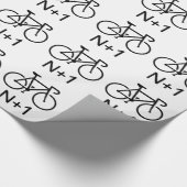 N+1 Fahrrad Geschenkpapier (Ecke)