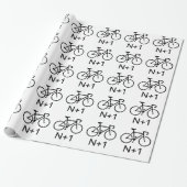N+1 Fahrrad Geschenkpapier (Ungerollt)