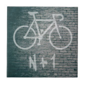 N+1 Fahrrad-Graffiti Fliese (Vorderseite)