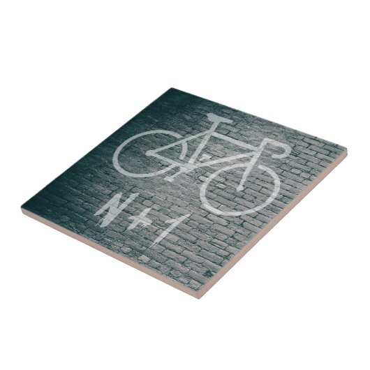 N+1 Fahrrad-Graffiti Fliese (Seite)
