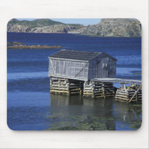 N.A., Kanada, Neufundland, Durrell. Fischen Mousepad