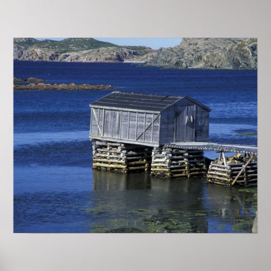 N.A., Kanada, Neufundland, Durrell. Fischerei Poster (Vorne)