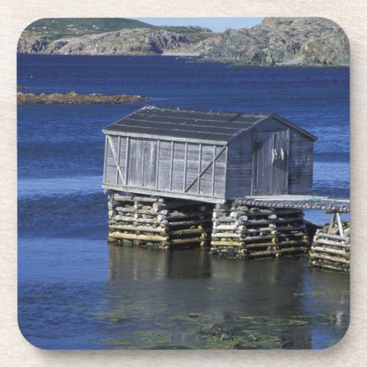 N.A., Kanada, Neufundland, Durrell.Fischfang Untersetzer (Vorderseite)