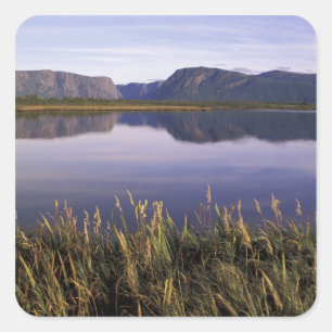 N.A., Kanada, Neufundland, Gros Morne National Quadratischer Aufkleber