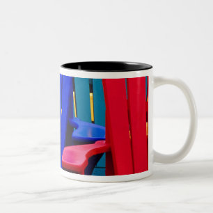 N.A. Kanada, Neuschottland, Bridgewater. Bunte 2 Zweifarbige Tasse