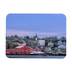 N.A. Kanada, Nova Scotia. Eine Ansicht von Lunenbu Magnet