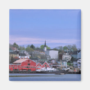 N.A. Kanada, Nova Scotia. Eine Ansicht von Lunenbu Magnet