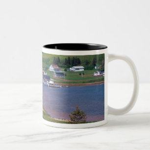 N.A. Kanada, Prince Edward Island. Boote sind Zweifarbige Tasse