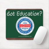 N.A.P.E. Bildungs-Logo Mousepad (Mit Mouse)