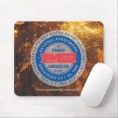 N.A.P.E. Feuer-Logo Mousepad (Mit Mouse)