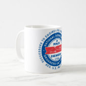 N.A.P.E. Logo-Weiß-Tasse Kaffeetasse (Vorderseite Links)