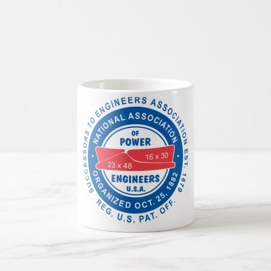 N.A.P.E. Logo-Weiß-Tasse Kaffeetasse (Mittel)