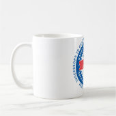 N.A.P.E. Logo-Weiß-Tasse Kaffeetasse (Links)