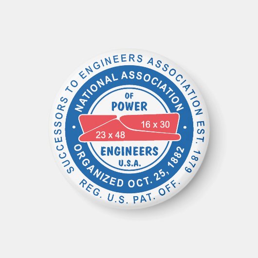 N.A.P.E. Magnet für klassische Logos (Vorne)