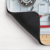 N.A.P.E. Technik bearbeitet Mousepad (Ecke)