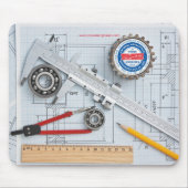 N.A.P.E. Technik bearbeitet Mousepad (Vorne)