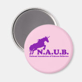 N.A.U.B Unicorn-Gläubiger Magnet (Vorderseite/Rückseite)