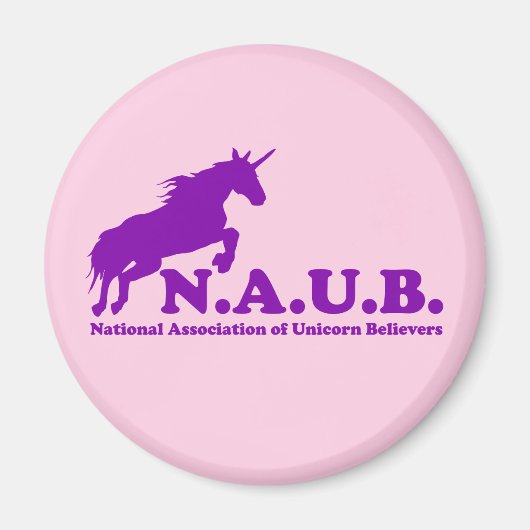 N.A.U.B Unicorn-Gläubiger Magnet (Vorne)